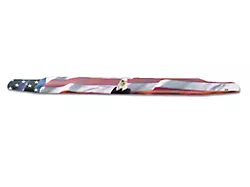 Husky Liners High Profile Hood Shield; American Flag with Eagle (04-15 Titan)