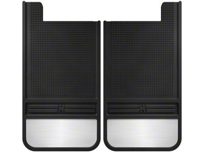Husky Liners MudDog Mud Flaps with Stainless Steel Weight; Rear (Universal; Some Adaptation May Be Required)