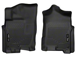 Husky Liners X-Act Contour Front Floor Liners; Black (16-24 Titan XD King Cab, Crew Cab)