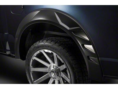 Husky Liners DRT Style Fender Flares; Smooth Matte Black (14-21 Tunda)
