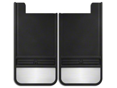 Husky Liners MudDog Mud Flaps with Stainless Steel Weight; Rear (Universal; Some Adaptation May Be Required)