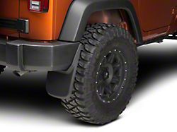 Mud Guards; Rear (07-18 Jeep Wrangler JK)