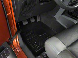 Husky Liners WeatherBeater Front Floor Liners; Black (07-13 Jeep Wrangler JK)
