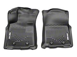 Husky Liners WeatherBeater Front Floor Liners; Black (18-23 Tacoma w/ Automatic Transmission)