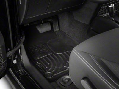 Husky Liners WeatherBeater Front Floor Liners; Black (14-18 Jeep Wrangler JK)