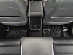 Husky Liners WeatherBeater Second Seat Floor Liners; Black (11-18 Jeep Wrangler JK 2-Door)