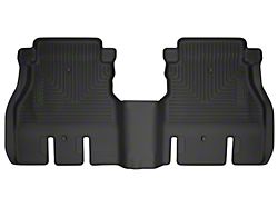 Husky Liners WeatherBeater Second Seat Floor Liner; Black (18-24 Jeep Wrangler JL 4-Door, Excluding 4xe)