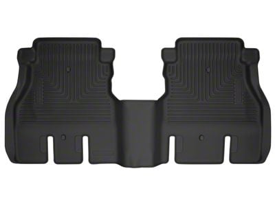 Husky Liners X-Act Contour Second Seat Floor Liner; Black (18-25 Jeep Wrangler JL 4-Door, Excluding 4xe)
