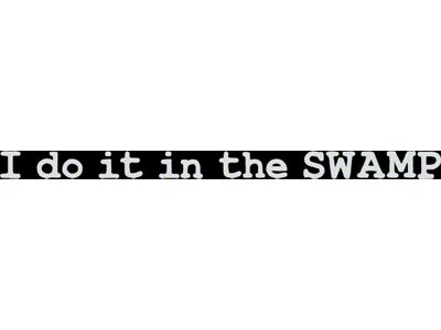 SEC10 I Do It in the SWAMP Decal