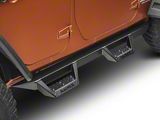 CYC Engineering RT Drop Side Step Bars; Black Textured (07-18 Jeep Wrangler JK 4-Door)