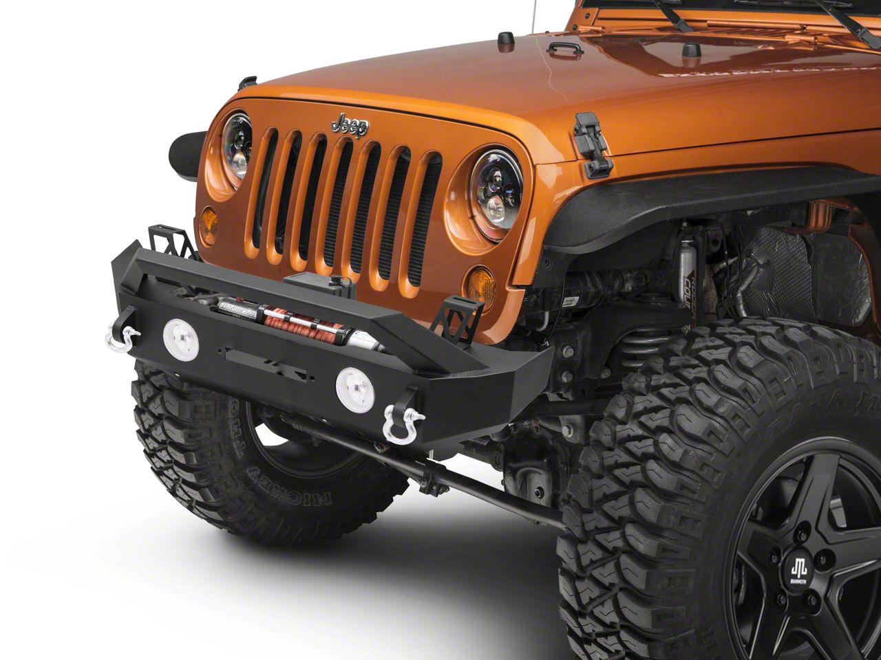 Magnum RT Steps & Bumpers Jeep Wrangler RT Stubby Winch