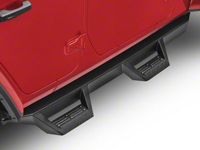 CYC Engineering RT Drop Side Step Bars; Black Textured (18-25 Jeep Wrangler JL 4-Door)