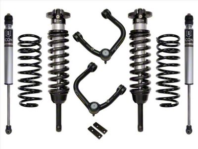 ICON Vehicle Dynamics 0 to 3.50-Inch Suspension Lift System with Tubular Upper Control Arms; Stage 2 (03-09 4Runner)