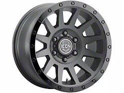 ICON Alloys Compression Double Black 6-Lug Wheel; 17x8.5; 0mm Offset (10-24 4Runner)