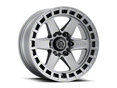 ICON Alloys Raider Titanium 6-Lug Wheel; 17x8.5; 0mm Offset (24-25 Tacoma)