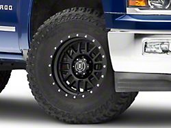 ICON Alloys Alpha Satin Black 6-Lug Wheel; 17x8.5; 0mm Offset (25-26 4Runner)