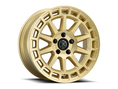 ICON Alloys Journey Gloss Gold Wheel; 17x8; 38mm Offset (84-01 Jeep Cherokee XJ)