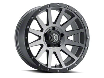 ICON Alloys Compression Titanium Wheel; 20x10; -12mm Offset (20-25 Jeep Gladiator JT)