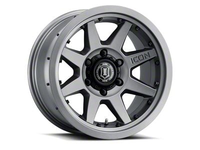 ICON Alloys Rebound Pro Titanium Wheel; 17x8.5; -6mm Offset (20-25 Jeep Gladiator JT)