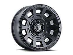 ICON Alloys Thrust Satin Black Wheel; 17x8.5; -6mm Offset (07-18 Jeep Wrangler JK)