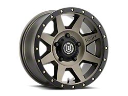 ICON Alloys Rebound Bronze Wheel; 17x8.5; -6mm Offset (18-26 Jeep Wrangler JL)