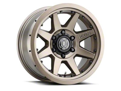 ICON Alloys Rebound Pro Bronze Wheel; 17x8.5; 0mm Offset (97-06 Jeep Wrangler TJ)