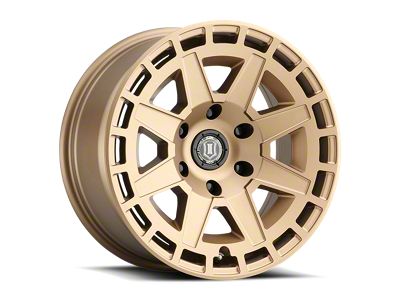 ICON Alloys Compass Satin Brass 6-Lug Wheel; 17x8.5; 0mm Offset (22-25 Tundra)