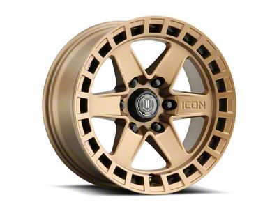 ICON Alloys Raider Satin Brass 6-Lug Wheel; 17x8.5; 0mm Offset (22-25 Tundra)