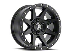 ICON Alloys Rebound Satin Black 6-Lug Wheel; 17x8.5; 0mm Offset (22-25 Tundra)
