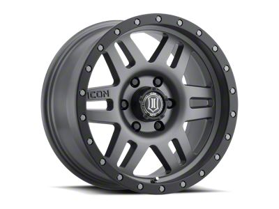 ICON Alloys Six Speed Titanium 6-Lug Wheel; 17x8.5; 25mm Offset (22-25 Tundra)