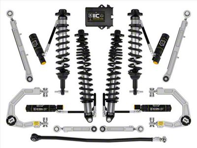 ICON Vehicle Dynamics 2 to 3-Inch Suspension Lift System with Billet Upper Control Arms; Stage 8 (21-25 Bronco w/ Sasquatch Package)