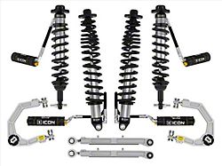 ICON Vehicle Dynamics 3 to 4-Inch Suspension Lift System with Billet Upper Control Arms; Stage 6 (21-25 Bronco w/o Sasquatch Package, Excluding Raptor)