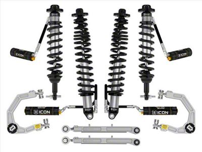 ICON Vehicle Dynamics 3 to 4-Inch Suspension Lift System with Billet Upper Control Arms; Stage 6 (21-25 Bronco w/o Sasquatch Package, Excluding Raptor)