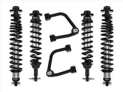 ICON Vehicle Dynamics 3 to 4-Inch Suspension Lift System with Tubular Upper Control Arms; Stage 3 (21-25 Bronco w/o Sasquatch Package, Excluding Raptor)