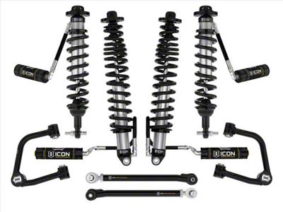 ICON Vehicle Dynamics 3 to 4-Inch Suspension Lift System with Tubular Upper Control Arms; Stage 5 (21-25 Bronco w/o Sasquatch Package, Excluding Raptor)