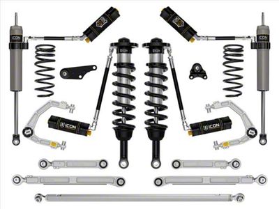 ICON Vehicle Dynamics 1.25 to 3-Inch Suspension Lift System with Billet Upper Control Arms; Stage 11 (24-25 4WD Tacoma, Excluding Limited, Trailhunter & TRD Pro)