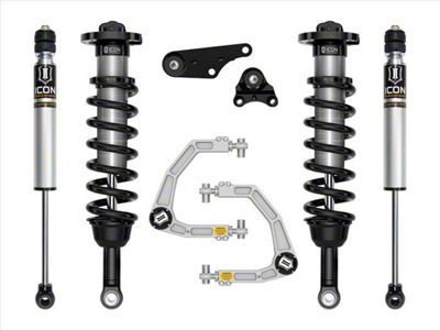 ICON Vehicle Dynamics 1.25 to 3-Inch Suspension Lift System with Billet Upper Control Arms; Stage 2 (24-25 4WD Tacoma, Excluding Limited, Trailhunter & TRD Pro)