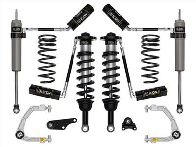 ICON Vehicle Dynamics 1.25 to 3-Inch Suspension Lift System with Billet Upper Control Arms and Triple Rate Rear Springs; Stage 4 (24-25 4WD Tacoma, Excluding Limited, Trailhunter & TRD Pro)