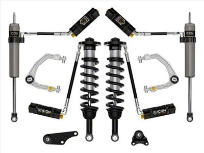 ICON Vehicle Dynamics 1.25 to 3-Inch Suspension Lift System with Billet Upper Control Arms; Stage 5 (24-25 4WD Tacoma, Excluding Limited, Trailhunter & TRD Pro)