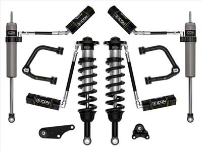 ICON Vehicle Dynamics 1.25 to 3-Inch Suspension Lift System with Tubular Upper Control Arms; Stage 4 (24-25 4WD Tacoma, Excluding Limited, Trailhunter & TRD Pro)