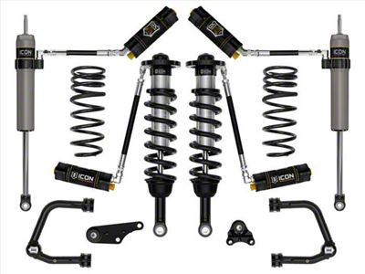 ICON Vehicle Dynamics 1.25 to 3-Inch Suspension Lift System with Tubular Upper Control Arms and Triple Rate Rear Springs; Stage 5 (24-25 4WD Tacoma, Excluding Limited, Trailhunter & TRD Pro)