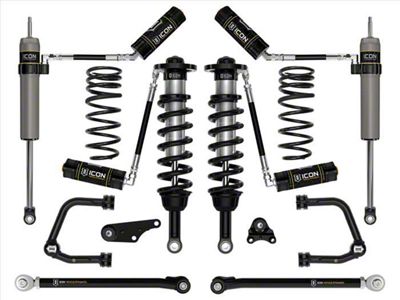 ICON Vehicle Dynamics 1.25 to 3-Inch Suspension Lift System with Tubular Upper Control Arms and Triple Rate Rear Springs; Stage 7 (24-25 4WD Tacoma, Excluding Limited, Trailhunter & TRD Pro)