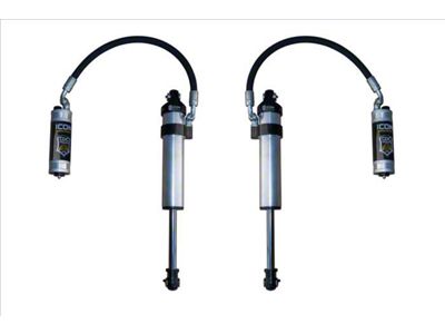 ICON Vehicle Dynamics Secondary Stock Travel V.S. 2.5 Series Front Remote Reservoir Shocks with CDCV (05-23 6-Lug Tacoma)