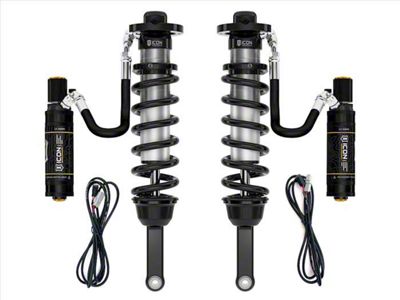 ICON Vehicle Dynamics Extended Travel V.S. 2.5 Series Front Remote Reservoir Coil-Over Kit with CDEV for 0 to 3.50-Inch Lift; 700 lb./in. Spring Rate (05-15 6-Lug Tacoma)
