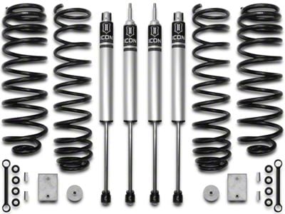 ICON Vehicle Dynamics 3-Inch Suspension Lift Kit; Stage 1 (07-18 Jeep Wrangler JK)