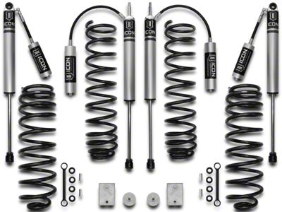 ICON Vehicle Dynamics 3-Inch Suspension Lift Kit; Stage 2 (07-18 Jeep Wrangler JK)