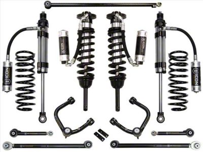 ICON Vehicle Dynamics 0 to 3.50-Inch Suspension Lift System with Tubular Upper Control Arms; Stage 8 (10-24 4Runner)