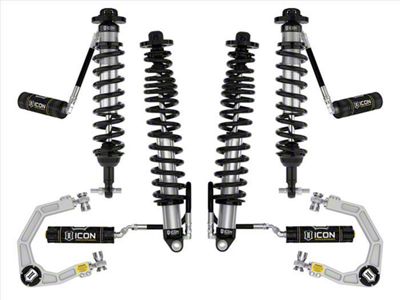 ICON Vehicle Dynamics 3 to 4-Inch Suspension Lift System with Billet Heavy Duty Upper Control Arms; Stage 4 (21-25 Bronco w/o Sasquatch Package, Excluding Raptor)