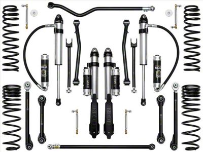 ICON Vehicle Dynamics 2.50-Inch Suspension Lift System with Tubular Rear Lower Links; Stage 8 (20-25 Jeep Gladiator JT)