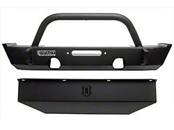 ICON Impact Off-Road Armor IMPACT Series Front Bumper with Skid Plate (20-25 Jeep Gladiator JT)